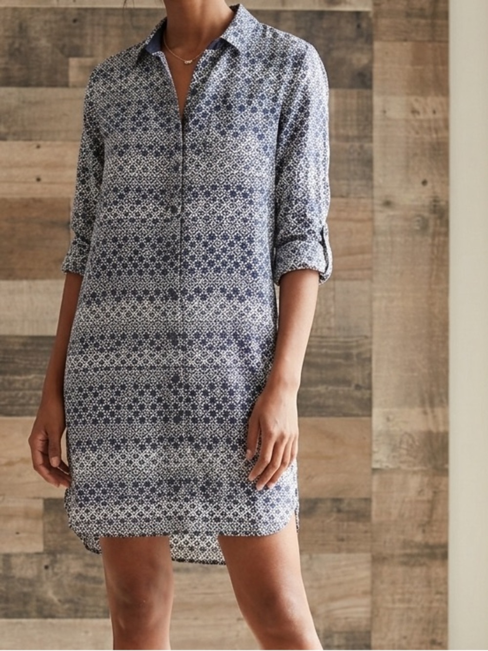 DVF Diane Von Furstenberg Navy and White Floral Lined Jacket